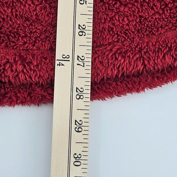 Lauren James Preptec Linden Sherpa 1/4 Zip Sweatshirt Red FSU Women's XS Preppy - Picture 11 of 11